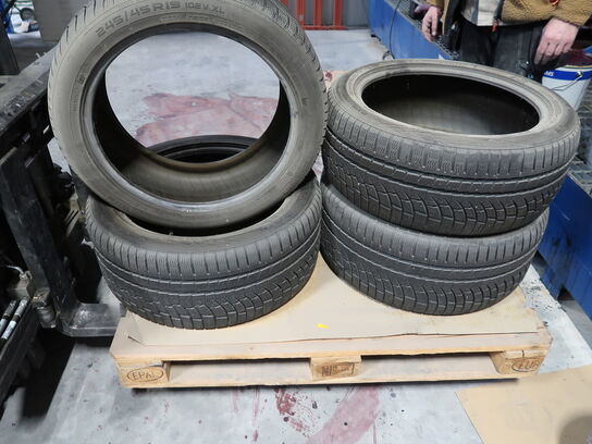 Bildæk 2x245/45R19 og 2x275/40R19 Vinter