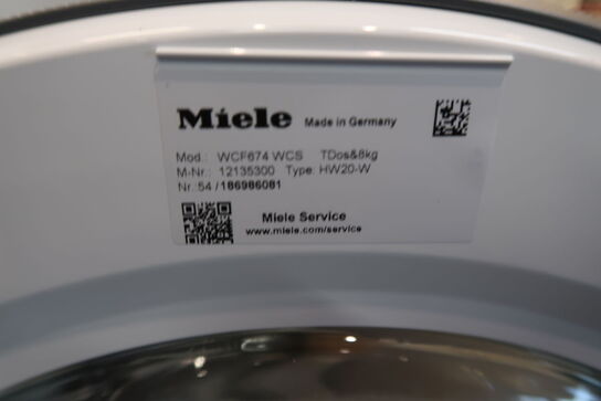 Miele WCF674 WCS Frontbetjent vaskemaskine