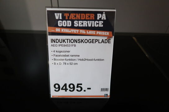 AEG IPE84531FB - Induktionskogeplade