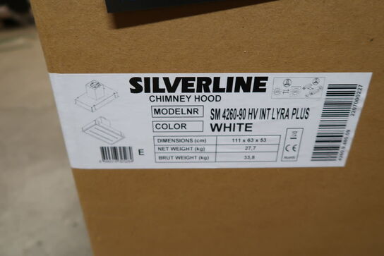 Silverline SM 4260-90 HV INT Lyra Plus indbygningsemhætte til loft