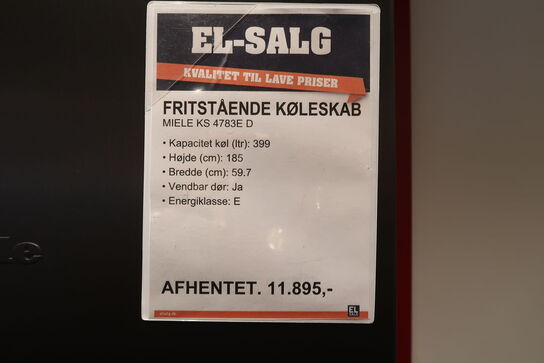 Miele KS 4783 ED N Fritstående køleskab