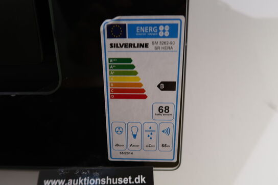 Silverline SM 3262-80 SR væghængt emhætte 80 cm