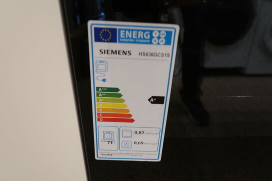 Siemens iQ700 HS636GCS1S indbygningsovn med damp