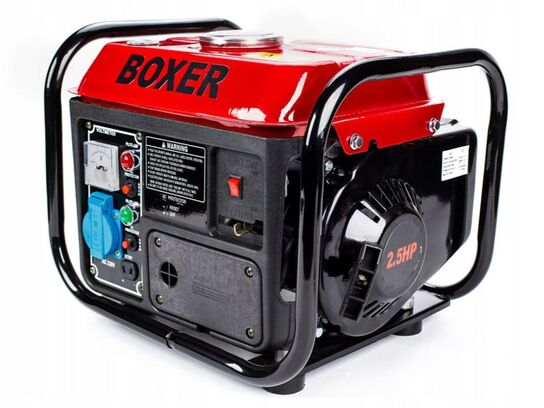 Generator 220 volt, 1250 watt med 2,5 hk motor.