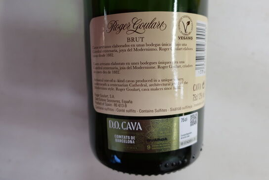 6 flasker champagne ROGER GOULART brut cava