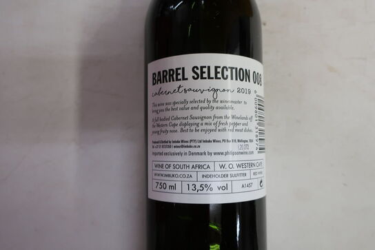 6 flasker rødvin BARREL SELECTION NO 008 cabernet sauvignon