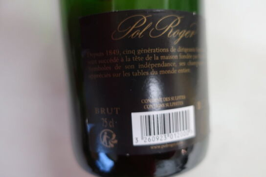 6 flasker champagne POL ROGER RESERVE