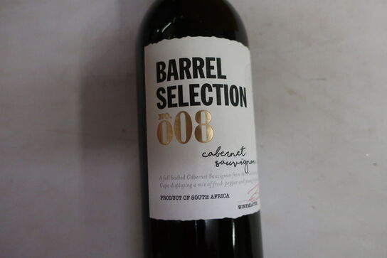 6 flasker rødvin BARREL SELECTION NO 008 cabernet sauvignon