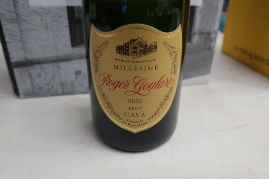 6 flasker champagne ROGER GOULART brut cava