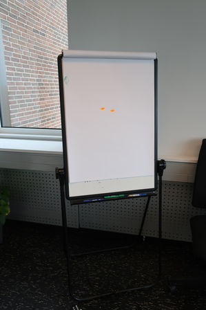 Whiteboard på stativ