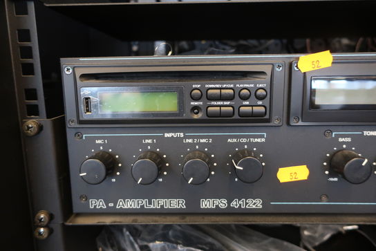 Forstærker DB TECHNOLOGIES PA - AMPLFIER MFS 4122