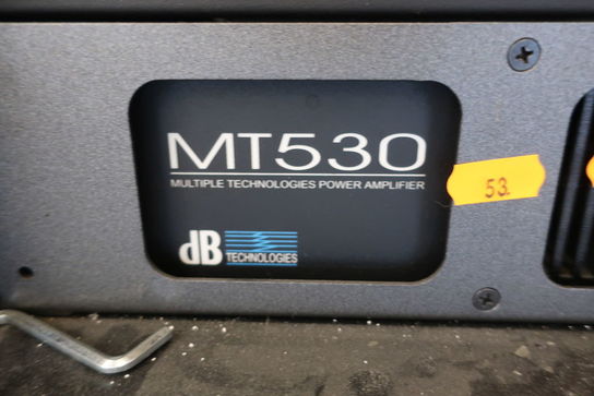 Forstærker DB TECHNOLOGIES MT530