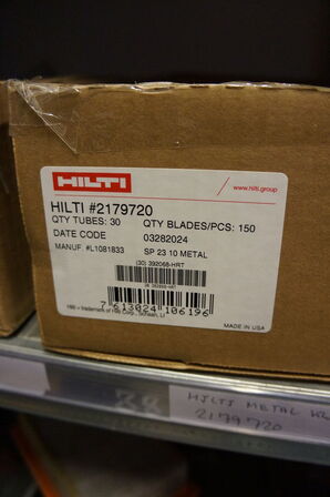 Diverse klinger HILTI