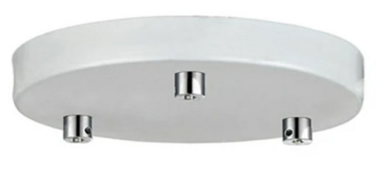 5 stk. Halo Design Roset til 3 Lamper Ø22 Hvid 