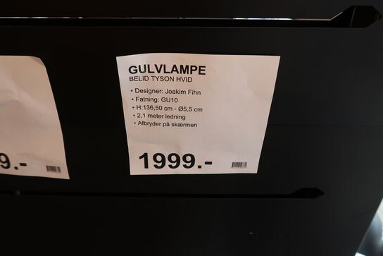 Belid Tyson Gulvlampe White 