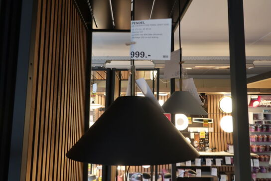 HALO DESIGN HYGGE Ø40 GRAFIT SORT E27 PENDEL