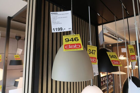 LIGA STORM Ø25 MAT BEIGE PENDEL