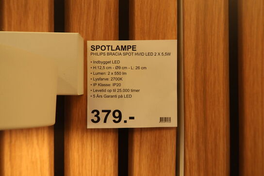 8 stk. Philips Bracia spotlamper  