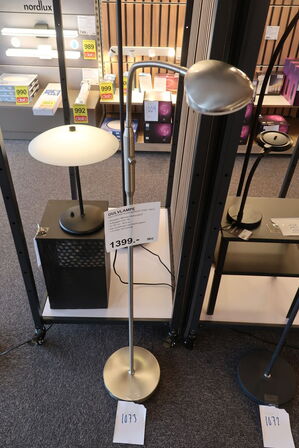 HALO DESIGN VEGAS 1 ARM B. STÅL GULVLAMPE