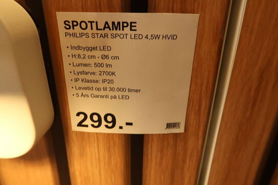 8 stk. Philips Bracia spotlamper  