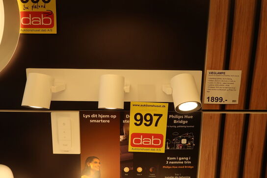 Philips Hue Argenta Plate/Spiral 3x5.7W - Hvid
