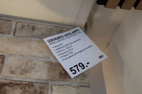 5 stk. Nordlux væglamper 