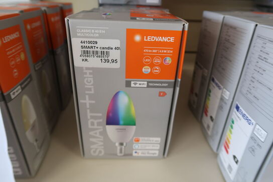 7 stk. LEDVANCE SMART+ WiFi, E14 Color Kerte i Mat