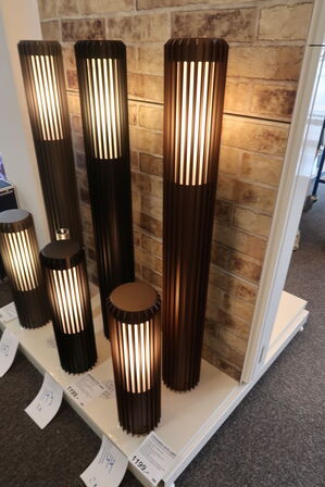 2 stk. Nordlux Aludra 45 & 95 Havelampe Metalic Brown