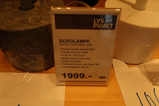 Sackit Expo Bordlamp - Grå