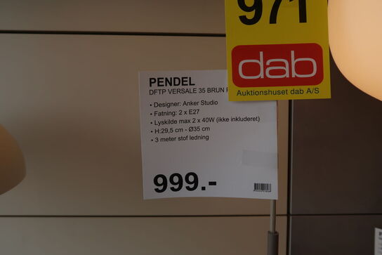 DFTP Versale Pendel Ø35 Brown 