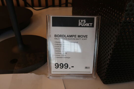 Halo Design Baroni Move Transportabel Lampe Mat Sort