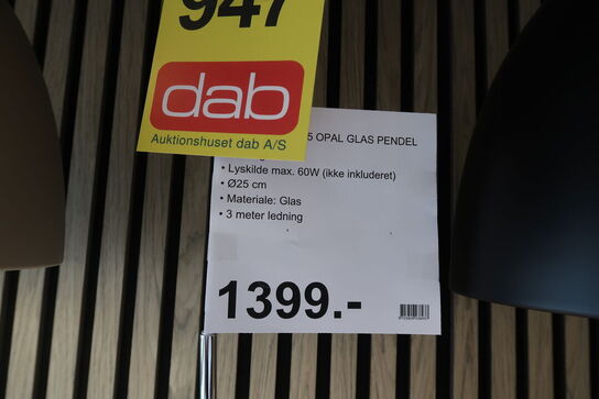 LIGA STORM Ø25 OPAL GLAS PENDEL