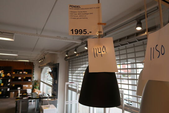 FRITZ HANSEN CARAVAGGIO P1 MATT BLACK PENDEL