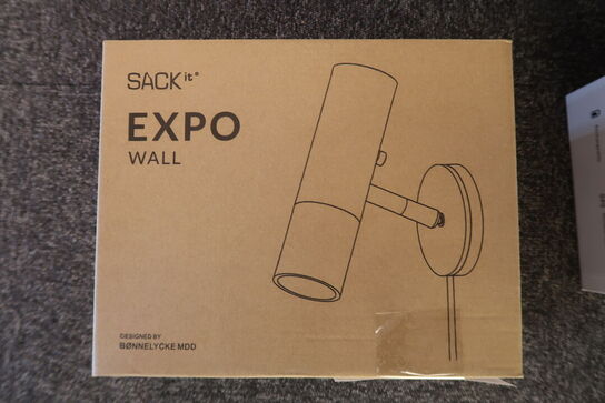 Sackit Expo væglampe, grå 