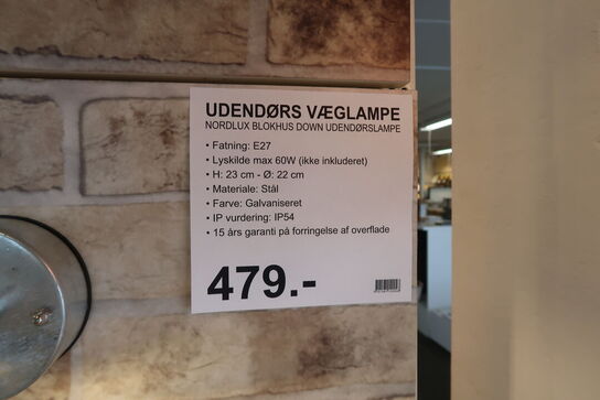 5 stk. Nordlux væglamper 