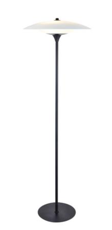 HALO DESIGN BARONI Ø46 SORT/OPAL GULVLAMPE