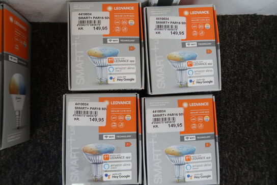 4 stk. Ledvance spotpære SMART+ WiFi 40 GU10 2700-6500K 5 W