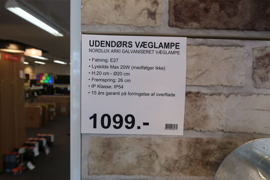 5 stk. Nordlux væglamper 