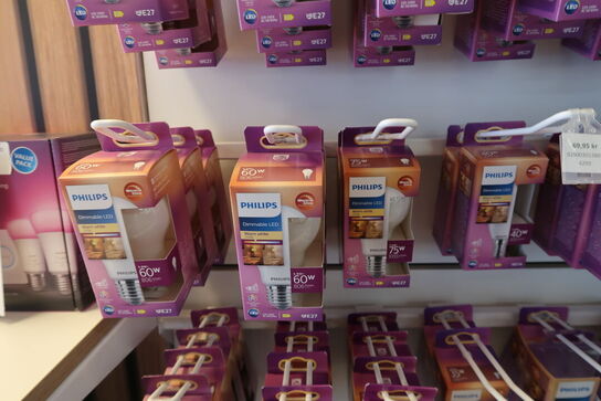 Kæmpe parti Philips pærer - ca. 310 pk. 