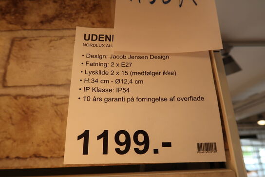 Nordlux Aludra ude væglampe up-down Metalic Brown