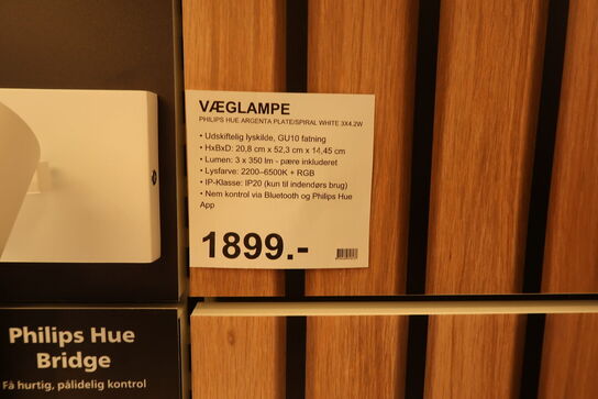 Philips Hue Argenta Plate/Spiral 3x5.7W - Hvid