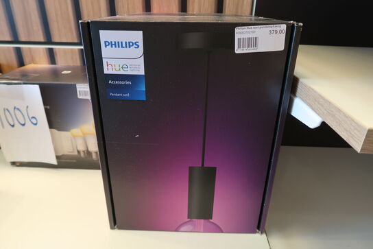 3 pk. Philips Hue Lightguide pendelophæng E27 Sort