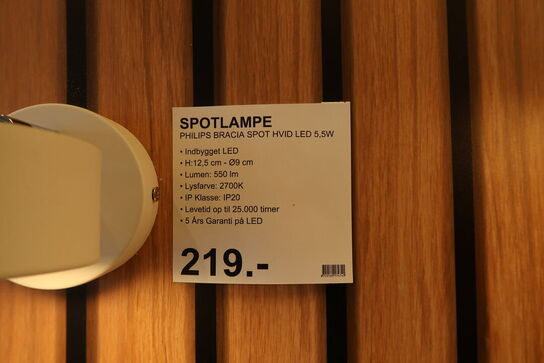 8 stk. Philips Bracia spotlamper  