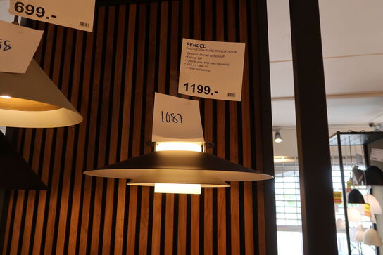 Halo Design Rivoli Pendel Ø40 Black/Chrome 