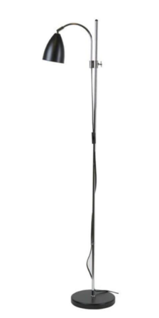 Belid Sway Gulvlampe Sort/Krom 