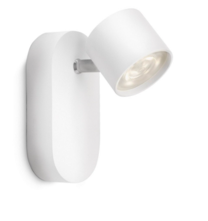 2 stk. Philips STAR single spot LED white 