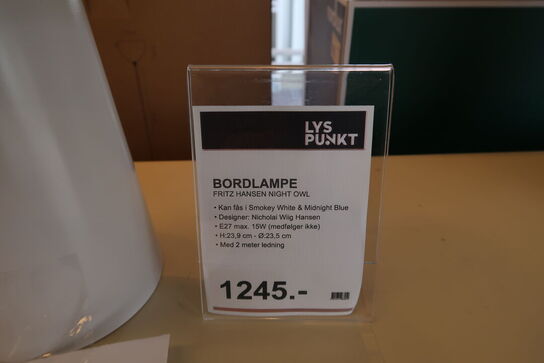 Fritz Hansen Night Owl Bordlampe - Black