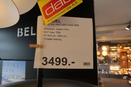 Davinci Pendel Ø500 Oxideret Grå