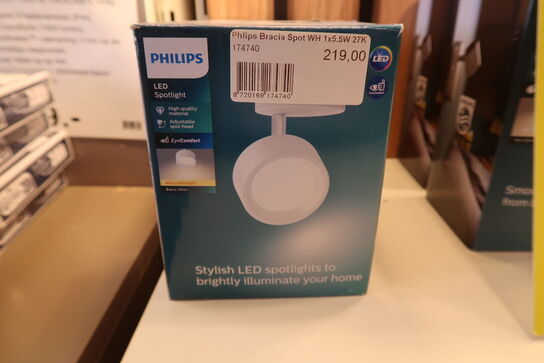 3 stk. Philips Bracia spotlys 5,5 W