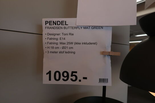 Frandsen Butterfly Pendel Ø21 Green 